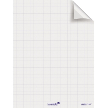 Magicchart Legamaster 159000 weiß kar. Kariert Selbsthaftend Flipchart-folie