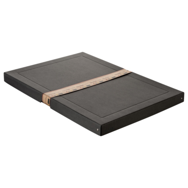 Ablagebox Falken 22001672 A2 40mm sw Höhe, schwarz, Pappe