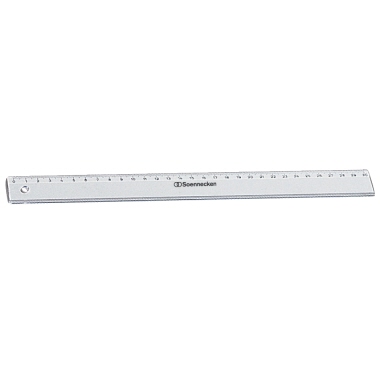 Lineal Soennecken 1821 30cm transparent Kunststoff
