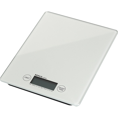 Briefwaage Maul 16660 weiß MAULgloss 5kg, 1g-Teilung