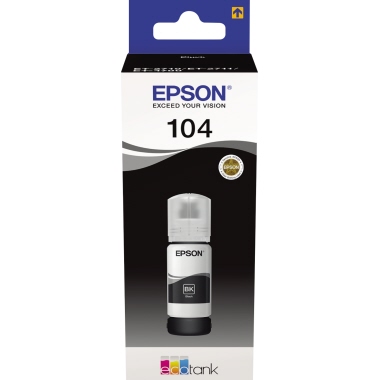 Tintenpa. Epson 104 C13T00P140 black 