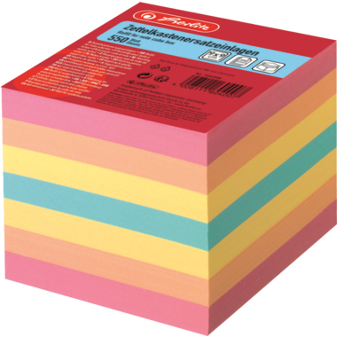 Notizzettel 9x9cm 550Bl. lose farbig 