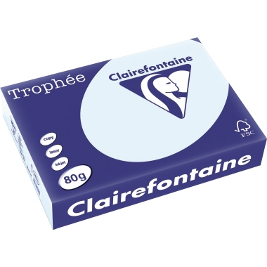 Kopierpapier Clairefontaine 1971C A4 80g hellblau 500 Blatt