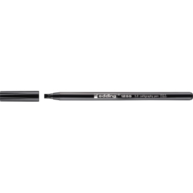 Faserschreiber Edding 1255 5.0 schwarz 5,0mm, Calligraphy