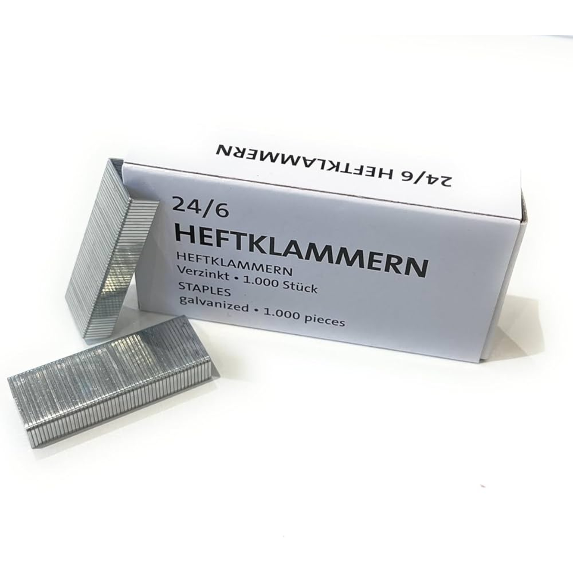 Heftklammern 24/6 verzinkt 
