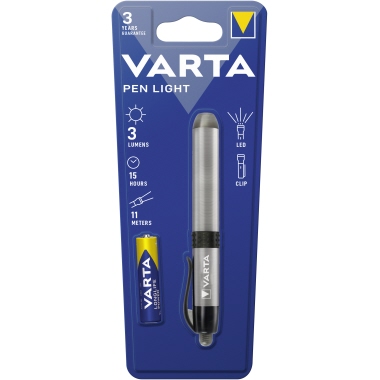 Taschenlampe Varta 16611101421 Pen Light Led Aluminium