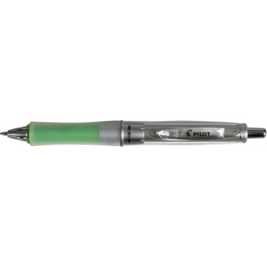 Kugelschreiber Pilot BPDG-60RG-M grün Gehäuse , Schreibfarbe Blau