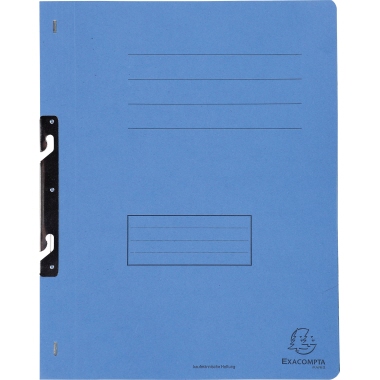 Schlitzhefter Exaclair 352507B A4 blau Mit Vollem Vorderdeckel