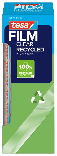 Klebefilm Tesa 57074 eco&clear 19mmx33m Office-box