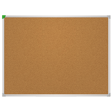 Pinnwand Franken U-Act! Line 160x120cm Braun/Silber Kork/Alu Eloxiert