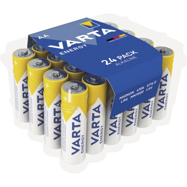 Batterie Varta Energy AA LR06 1,5V Retail Box 24 Stück