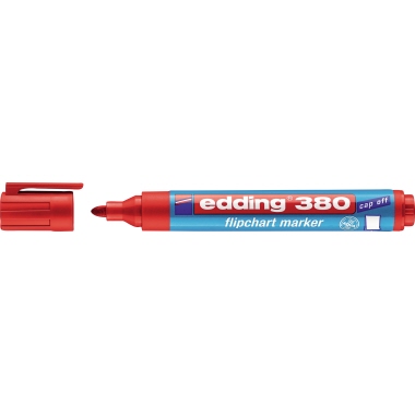 Flipchartmarker Edding 380 rot 1,5-3mm, Rundspitze