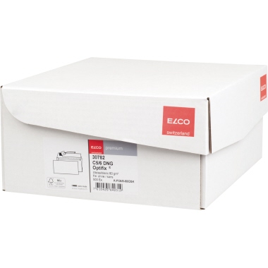 Briefum. Elco 114x229 oF 80g HK weiß Briefumschläge Office 30782