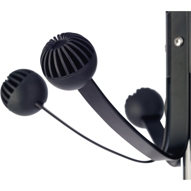 Garderobenständer Unilux HAKEA schwarz 400095393, chrom