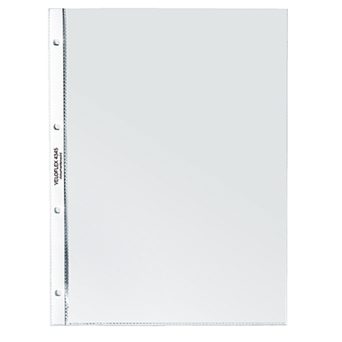 Prospekthülle Veloflex 4345000 A4 80my PP-Folie, oben offen, glasklar