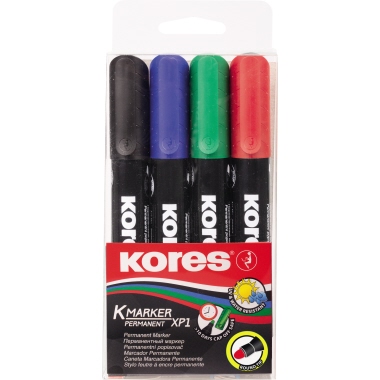 Permanentmarker Rundspitze 4er Etui 1,5-3mm