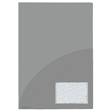 Angebotsmappe Foldersys 10009 A4 rauch 