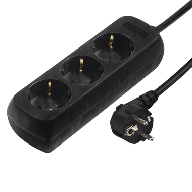 Steckdosenleiste Hama 108843 3-fach schwarz 5m