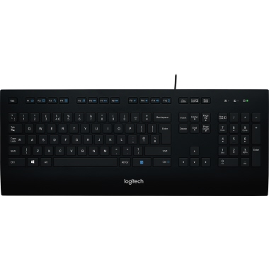 Tastatur Logitech K280e kabelgebunden schwarz