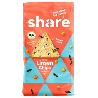 Linsenchips Share Bio 80g 