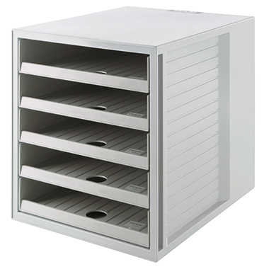Schubladenbox Han Karma 14018 grau 5 Schubladen Öko-programm