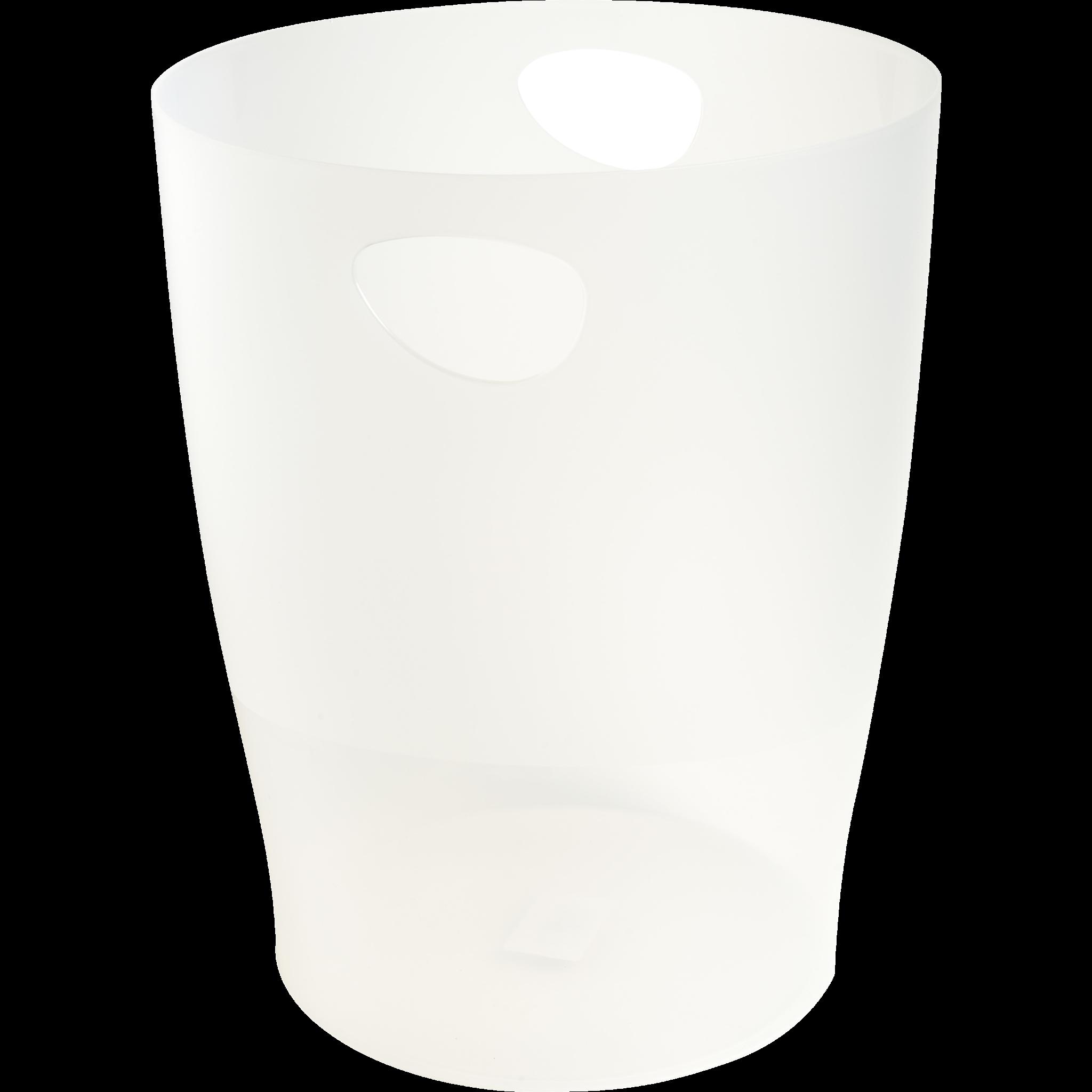 Papierkorb Exacompta 45357D 15L frostweiß