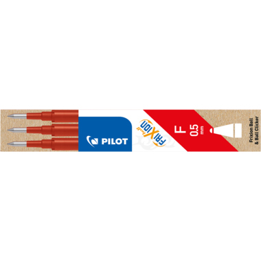 Tintenrollermine Pilot 2276 BLS-FR5 rot 0,3mm 3Er-Set