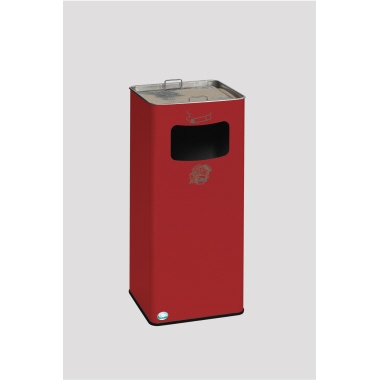 Abfallbehälter Ascher VAR B32R3081 rot 70,5X30X30cm
