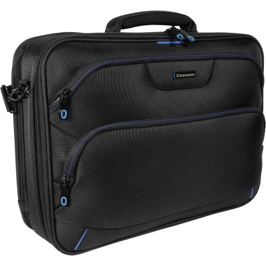 Notebooktasche Soe 5169 Stuttgart schw Schwarz, Bis 17, AUßENMAßE: 44x31x13cm,