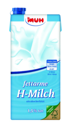 H-Milch Muh 1,5% 1 Liter 