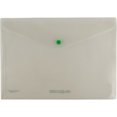 Sammelhülle FolderSys 40711 A4 transp. transparent, quer, mit Druckknopf