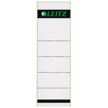 Rückenschild Leitz 1642 grau kurz/breit selbstklebend, 10 Stück