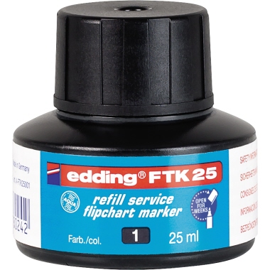 Nachfülltusche Edding FTK25 25ml schwarz 