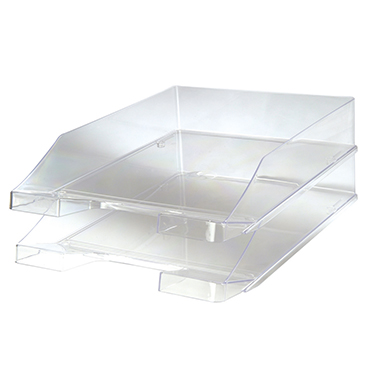Briefkorb A4 glasklar 