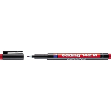 OHP-Marker Edding 142 M rot Permanent, 1mm