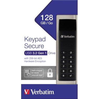 USB STICK VERBATIM 128GB 3.2 Secure 