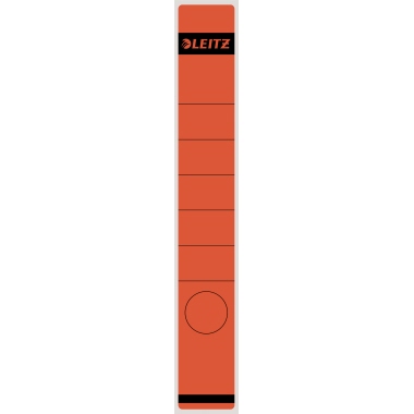 Rückenschild Leitz 1648 rot Lang/schmal, Selbstklebend