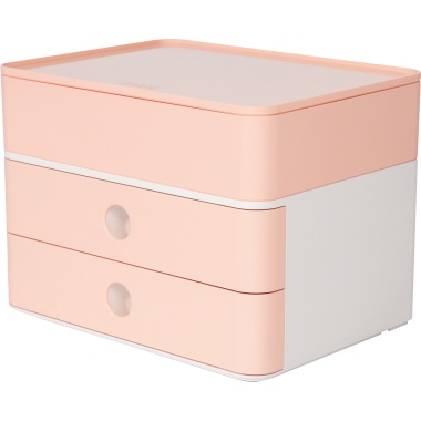Schubladenbox Allison 1100 flamingo rose 2 Schübe + Utensilienbox