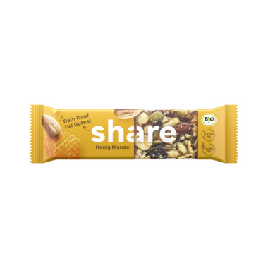 Nussriegel Share Honig & Mandel Bio 