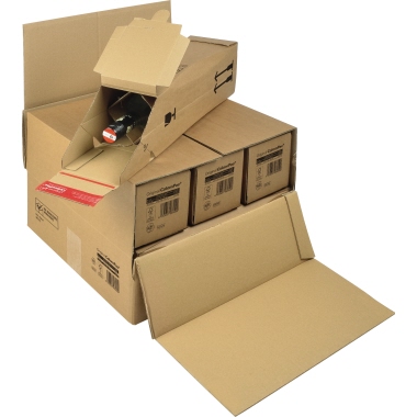 Flaschenversandumverpackung CP181.006 Colompac Für Cp 181.101, Braun, INNENMAß