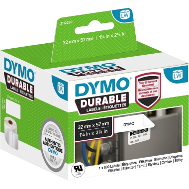 Etikett Dymo 2112289 57x32mm weiß 