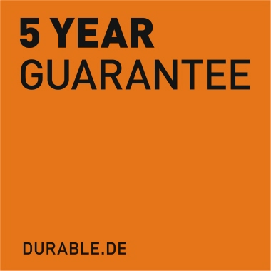 Wandhalter Durable 5914 schwarz Inkl. 5 Sichttafel, Magnetisch