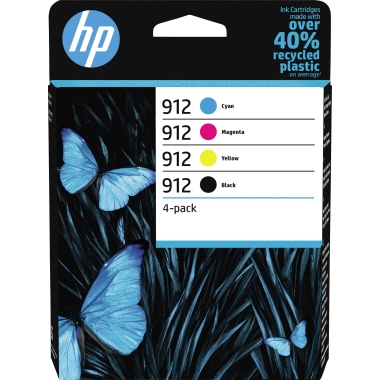 Tintenpa. Multi HP 912 6ZC74A Bk/Col 