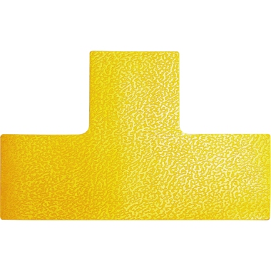 Bodenmarkierungsform DURABLE Form-T gelb 10 Stück