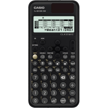 Schulrechner Casio FX991DECW schwarz 