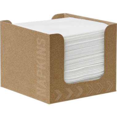 Serviettenspender Duni 20x20cm weiß 
