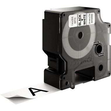 Schriftband Dymo 53713 weiß/schwarz Breite 24 Mm, Länge 7 M