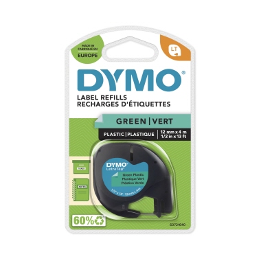 Schriftband DYMO® LetraTag S0721640 grün Kunststoff 12mm x 4m