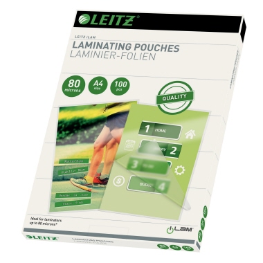 Folientasche Leitz A4 216x303mm 80my glänzend