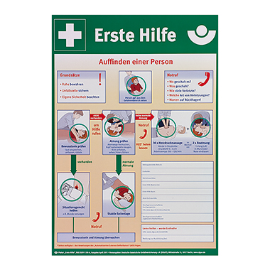 Anleitung Erste-Hilfe Plakat Söh.8001034 Kunsstoff